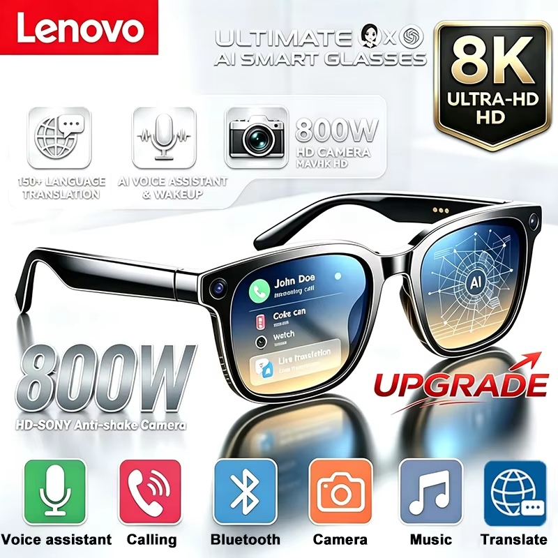 Smart Glasses Lens - Lenovo AI Smart Shooting-Brille mit 800W
