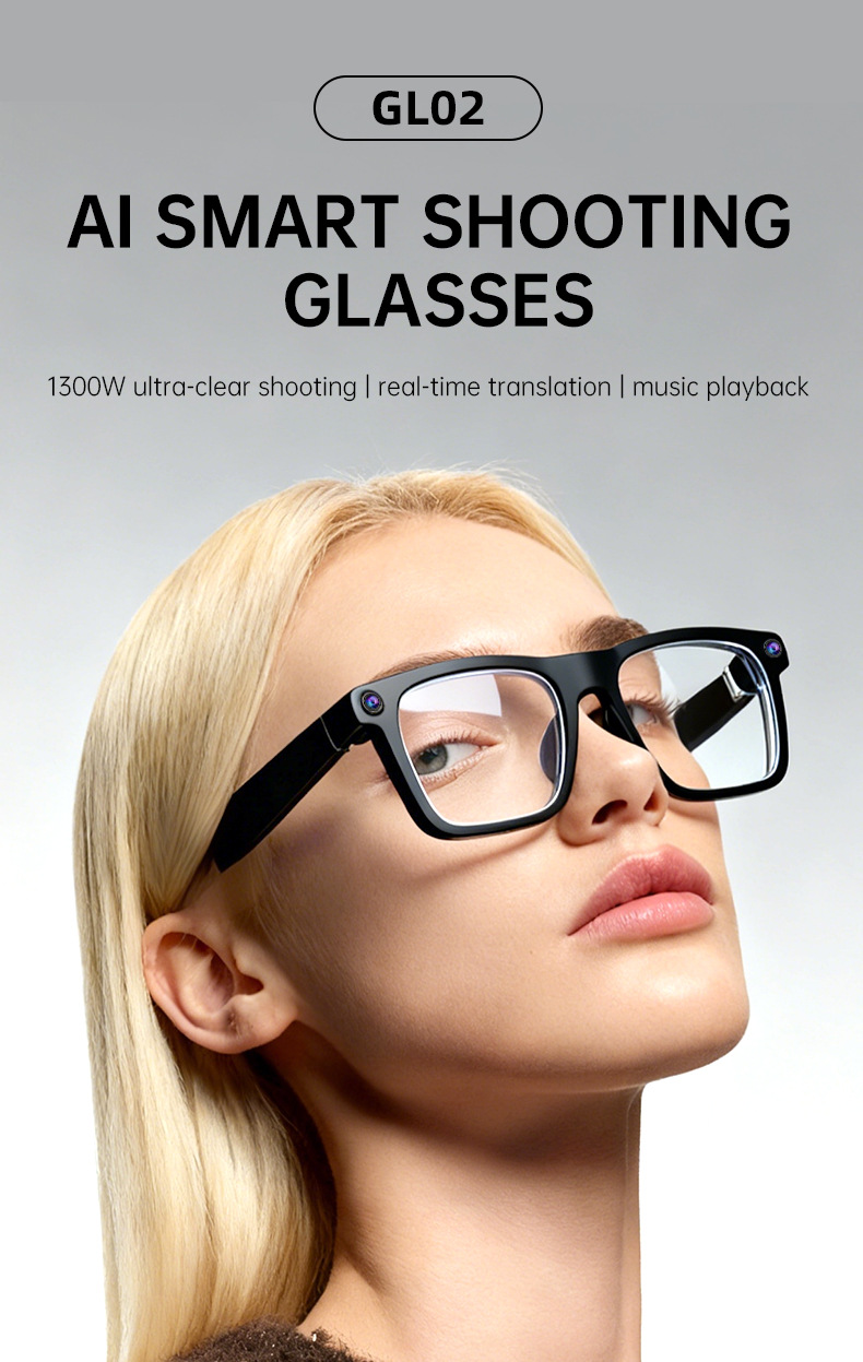 GL02 KI-Smart-Brille — 13MP-Ka – Smart Glasses Lens Bewertung und Preis